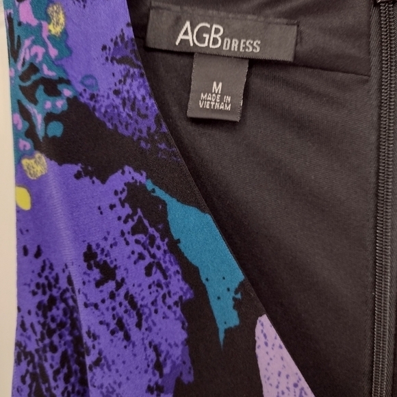 AGB women's strapless floral print dress size (M) - Picture 13 of 16